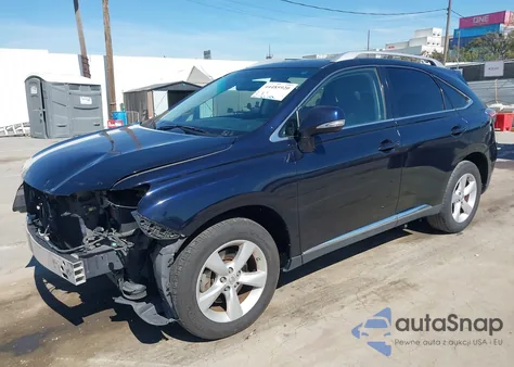 2010 Lexus Rx 350 z USA, uszkodzony, nr VIN JTJZK1BAXA2402110